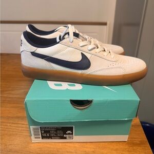 Nike Cream and Navy Sneakers